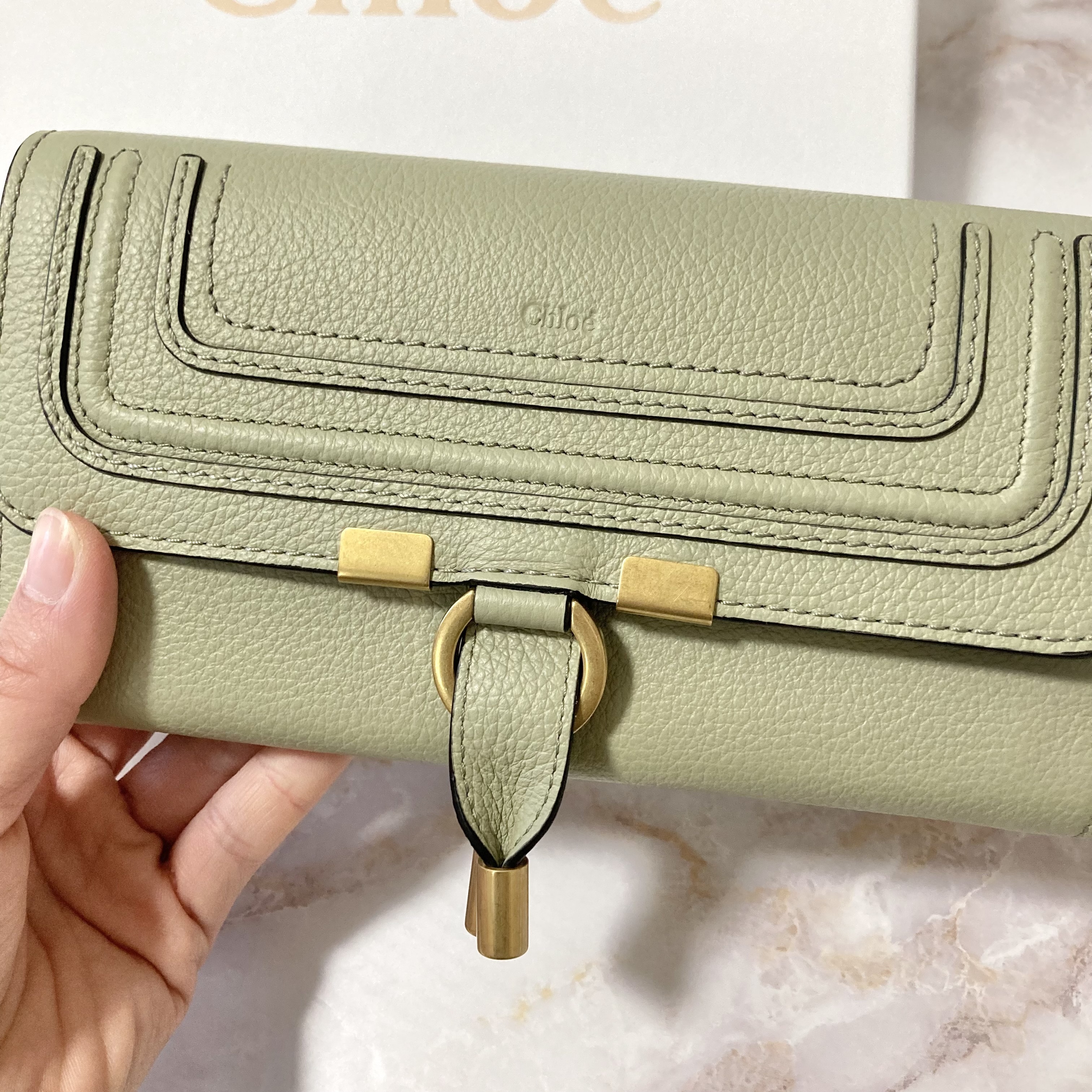 【国内発送】Chloe MARCIE 長財布 フラップウォレット ホック式 国内発送】Chloe MARCIE 長財布 フラップウォレット ホック式