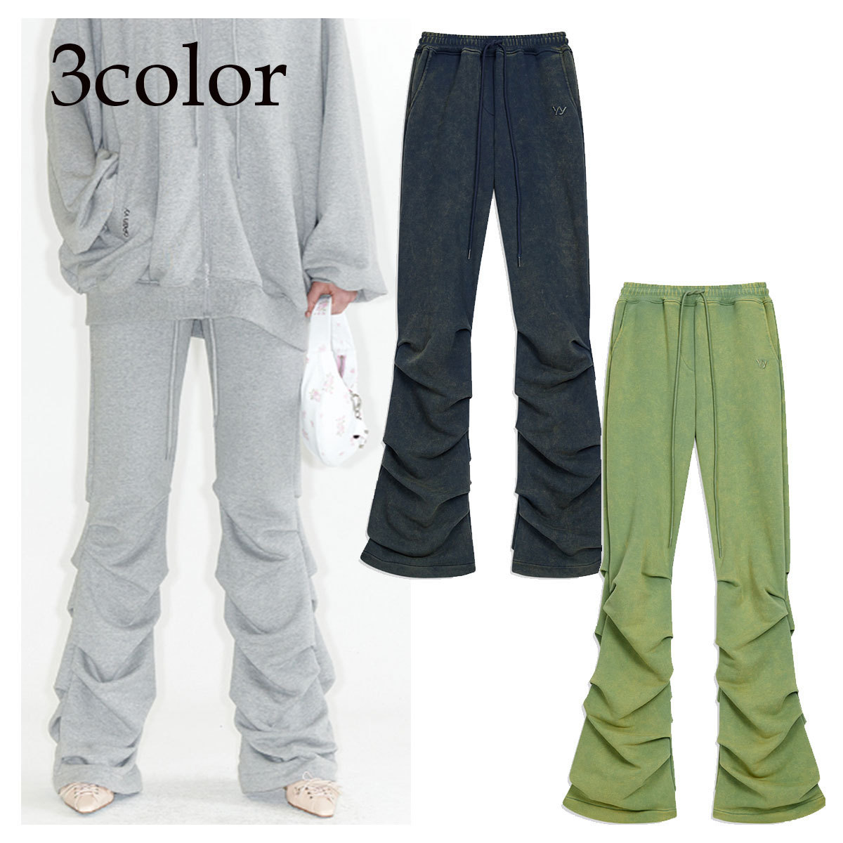 パンツ TheOpen Product JERSEY SHIRRING PANTS 4BFT208