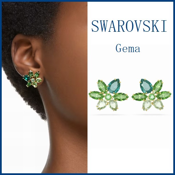【SWAROVSKI】Gema スタッドピアス  5658400