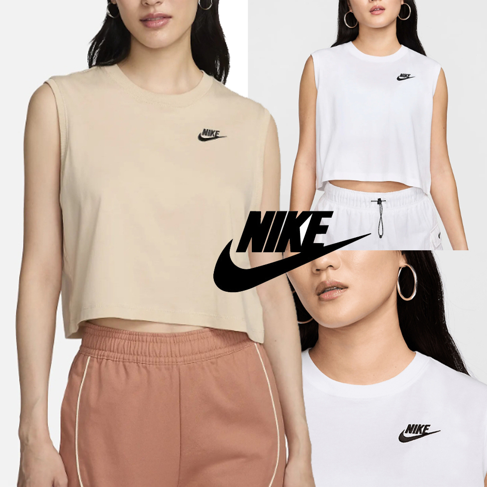 正品 Nike ナイキスリーブレス クロップド トップTシャツ
