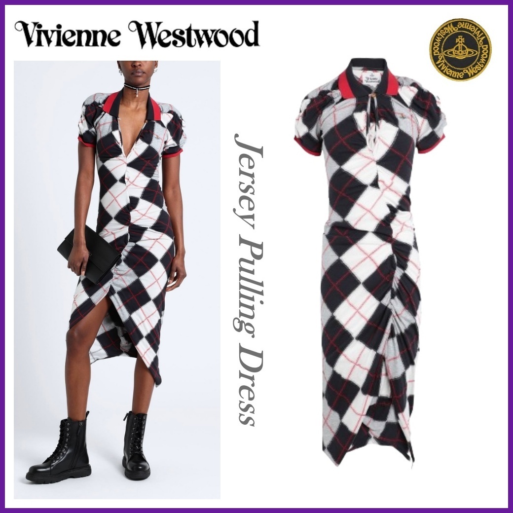 VIVIENNE WESTWOOD ジャージープルドレス