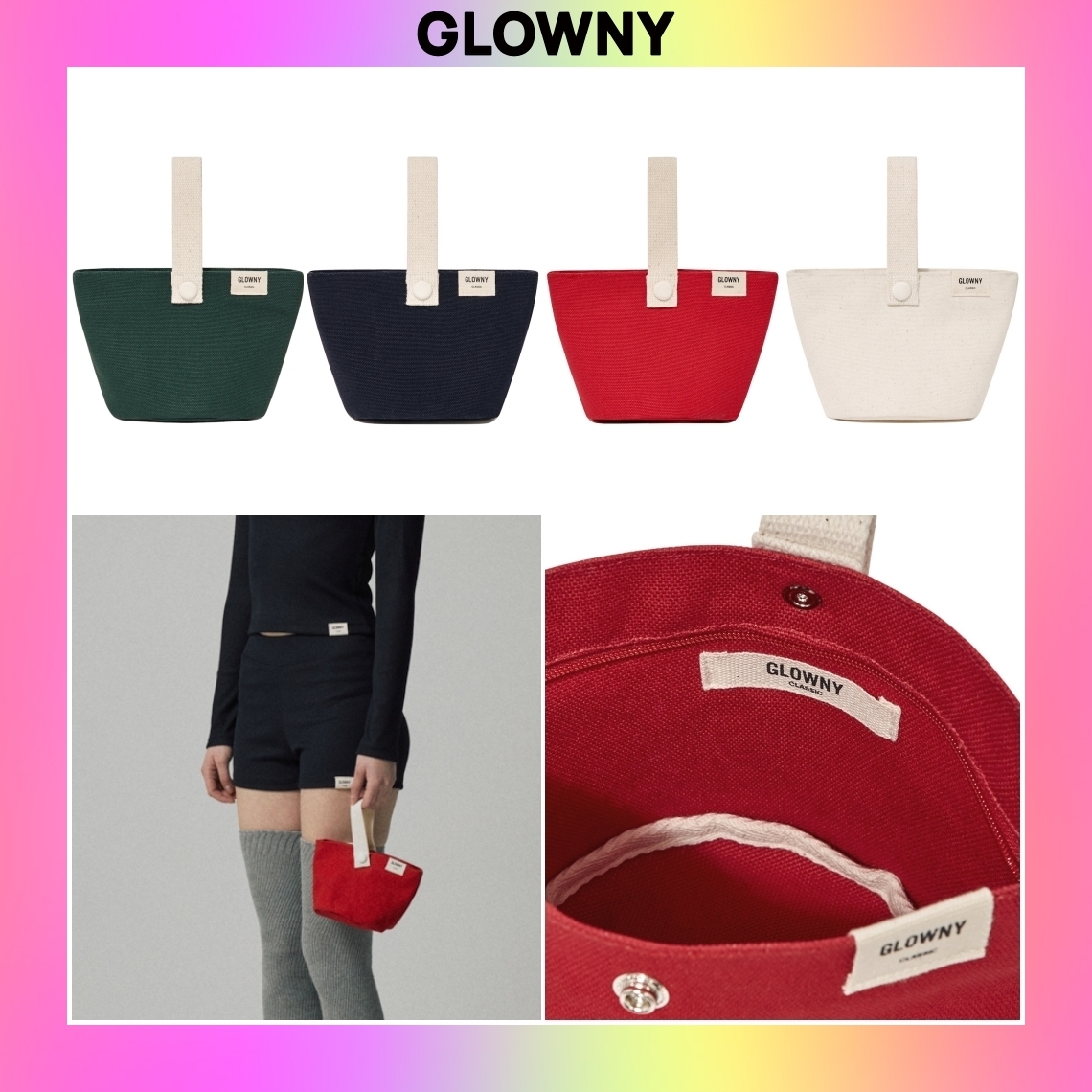 【GLOWNY】韓国人気新作24SS★EVERYDAY G TOTE BAG