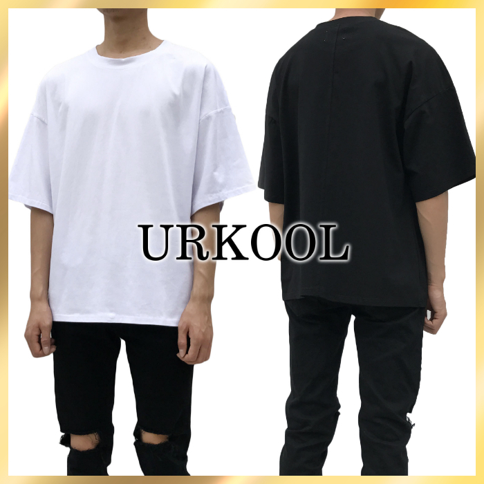 国内発送/関税込☆URKOOL☆ドロップショルダー 半袖 Tシャツ☆