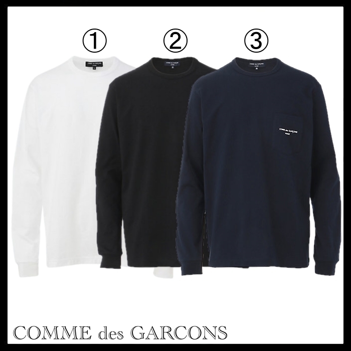 COMME des GARCONS HOMME カットソー LOGO LONG SLEEVE TEE