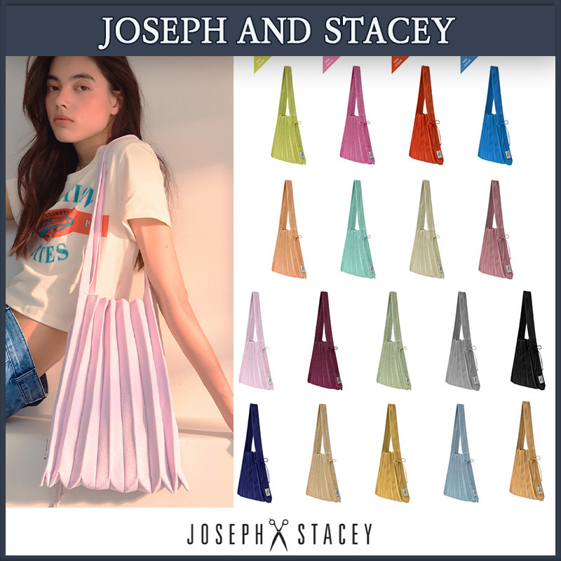 【JOSEPH&STACEY】ラッキープリーツ STARRYニットバッグ Mサイズ