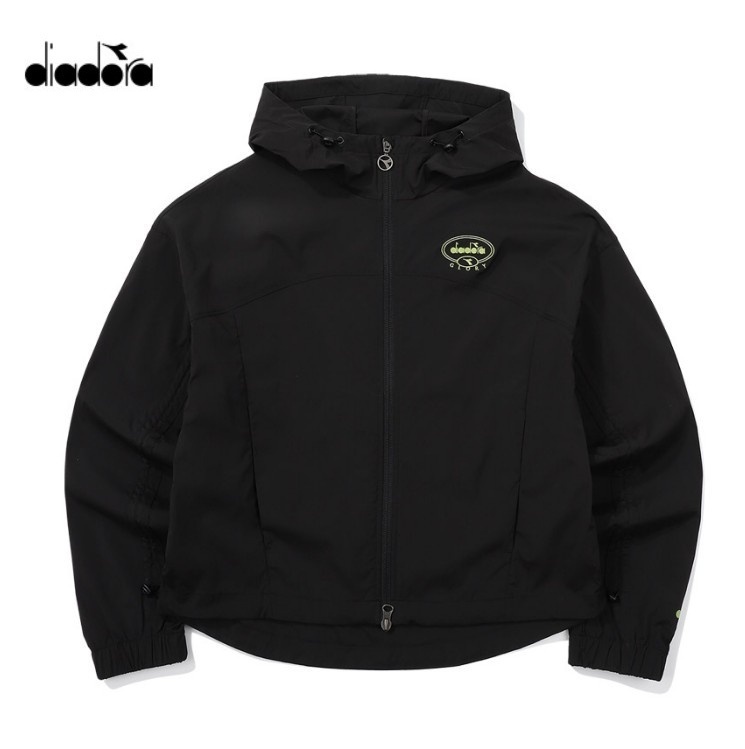 Diadora Comfy Woven ジップアップ ジャケット BK