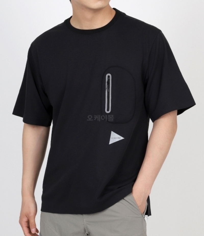 AND WANDER｜SHORT-SLEEVED ROUND NECK T-SHIRTS (Seamless