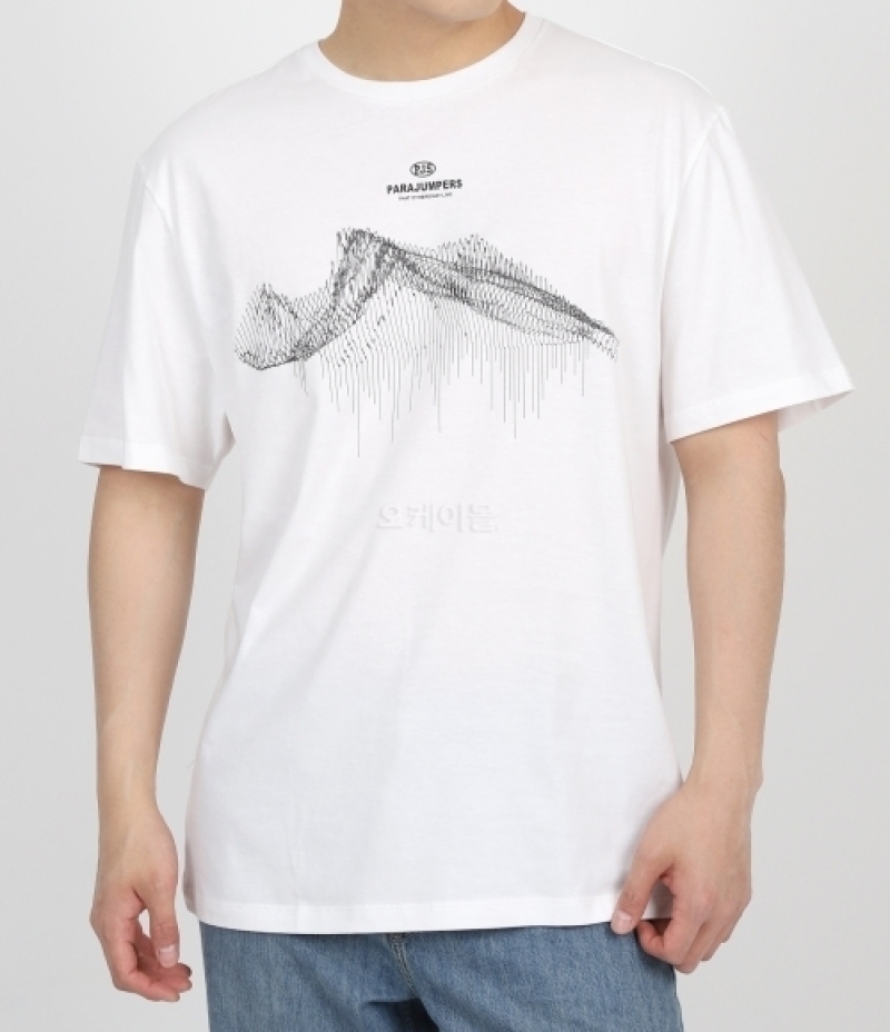 PARAJUMPERS｜SHORT-SLEEVED ROUND NECK T-SHIRTS (CRISTALL