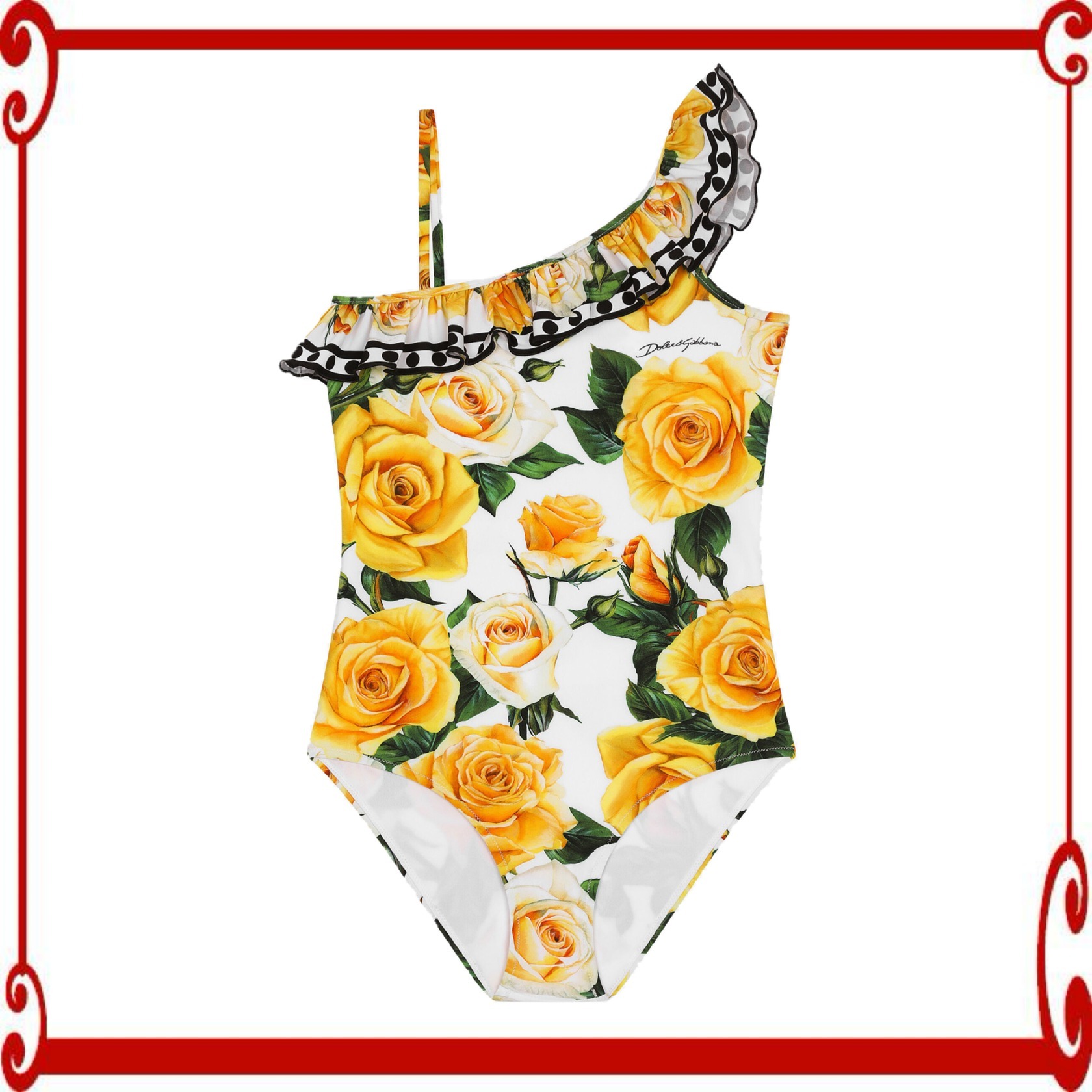 DOLCE&GABBANA 新作 大人もOK! 水着 ワンピース 花柄