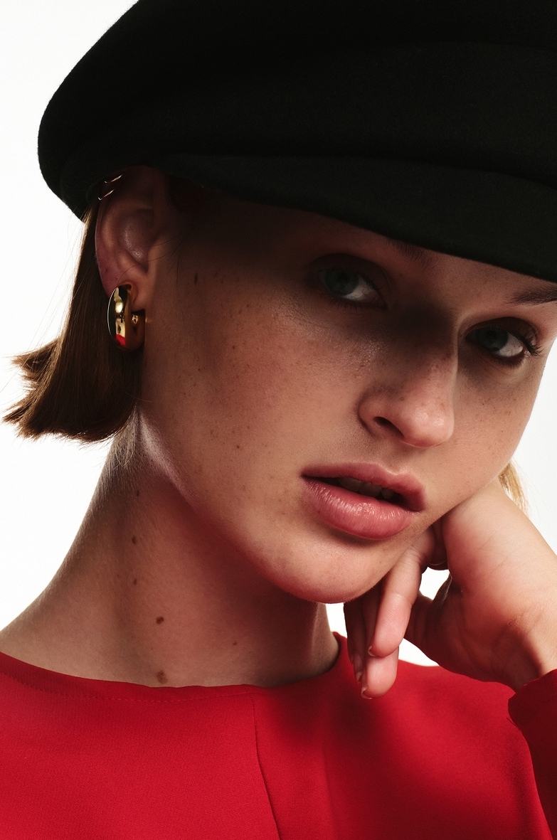 《MONDAY EDITION》 Golden Hoop Earrings 5
