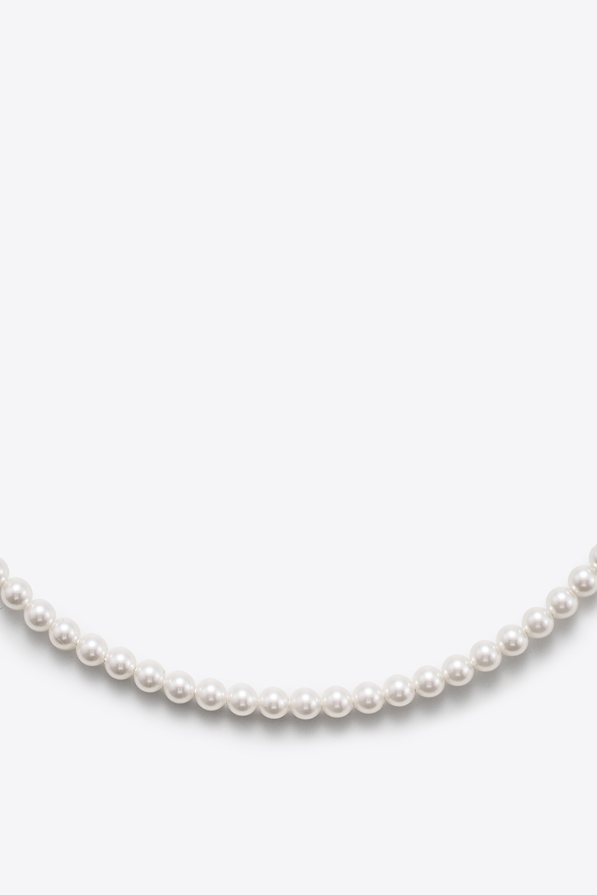 《MONDAY EDITION》 THE PEARL NECKLACE FOR MENS 4MM