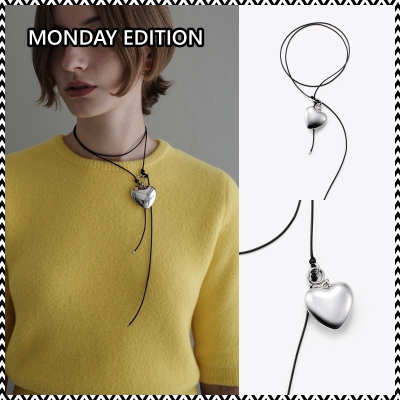 《MONDAY EDITION》 HEART STRING NECKLACE