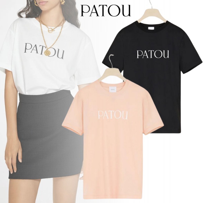 国内発送**PATOU** オーガニックコットン パトゥロゴTシャツ