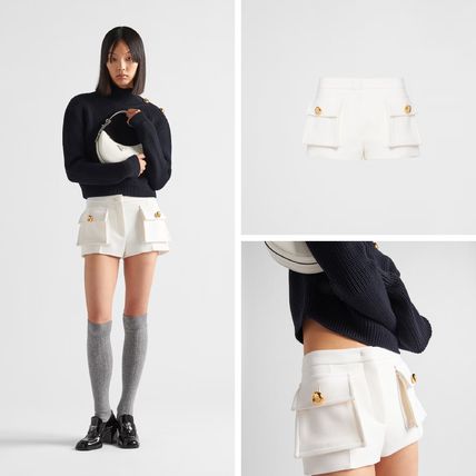 【PRADA】プリーツショートパンツ関税込み SALE プリーツ PRADA(プラダ) ショートパンツ(レディース) - 海外通販