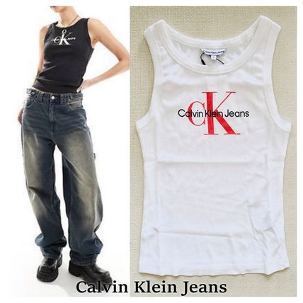 ホワイト（白）系 Calvin Klein(カルバンクライン) タンクトップ