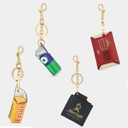 Anya Hindmarch Keychains & Bag Charms Unisex Leather Logo Keychains & Bag Charms