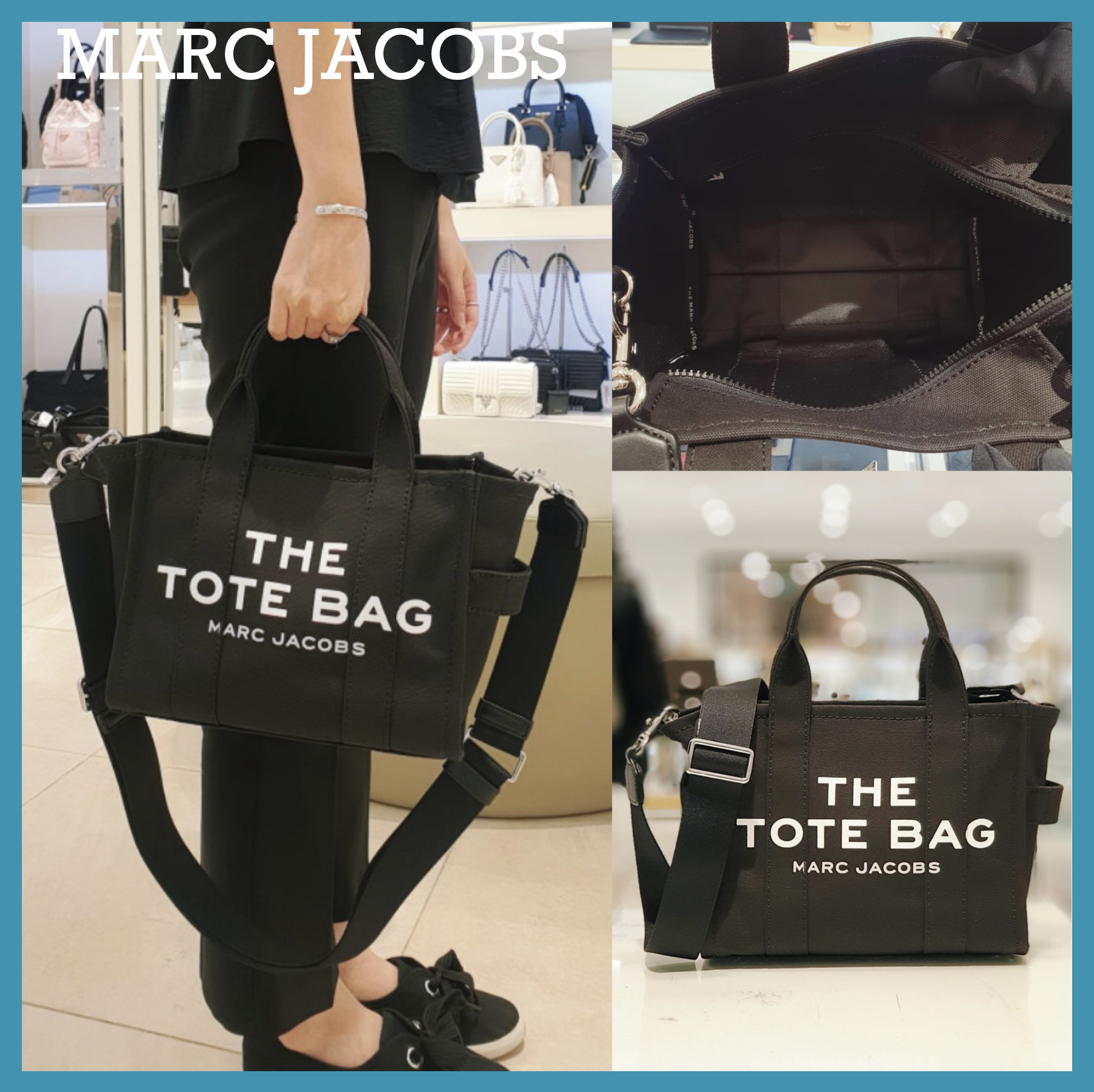 【関税込み】 ☆MARC JACOBS☆ ロゴ スモール トートバッグ