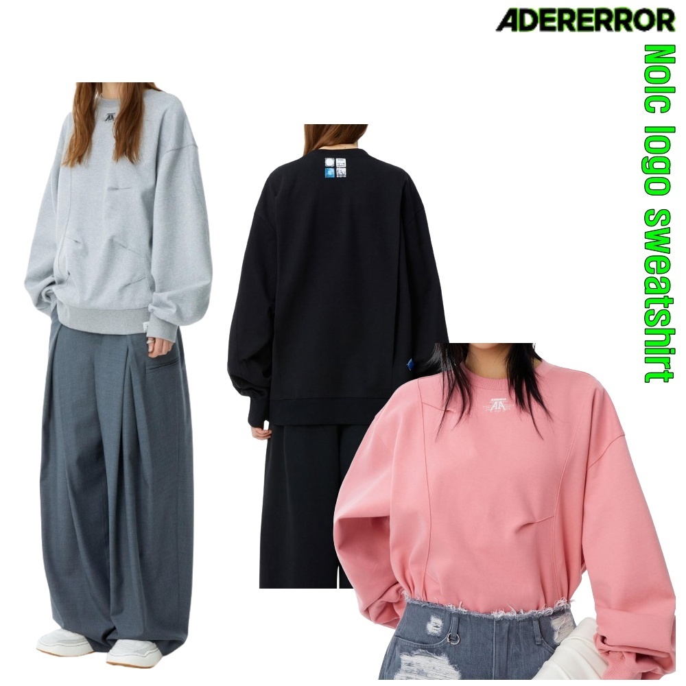 【ADERERROR】Nolc logo sweatshirt★関税込み★男女★