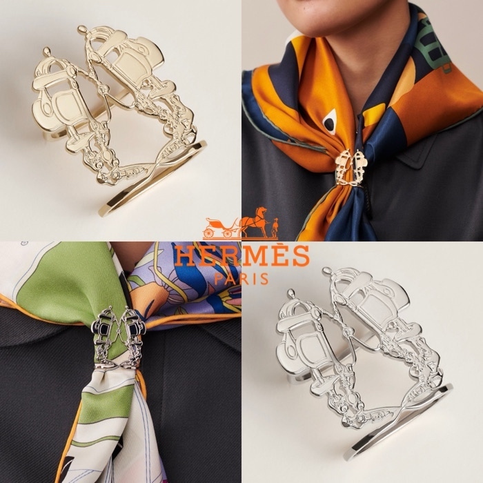 直営買付【HERMES】スカーフリング 70 《ブリッド・ドゥ・ガラ》