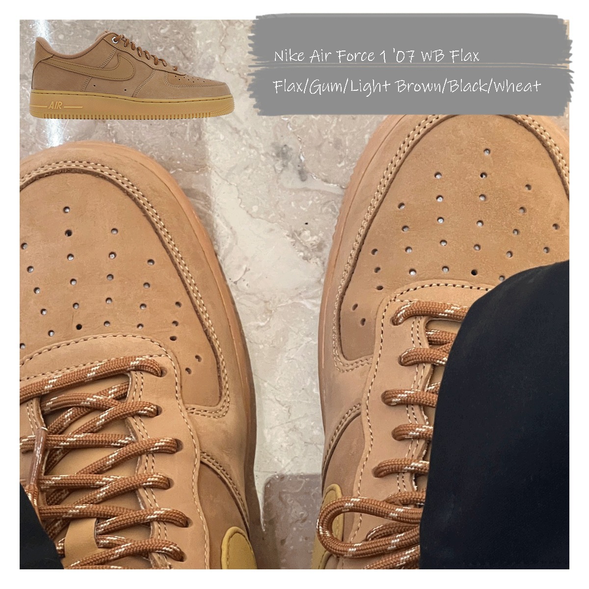 ★ Nike Air Force 1 '07 WB Flax