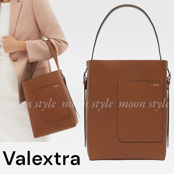 Valextra★ソフトミディアムバケットバッグ