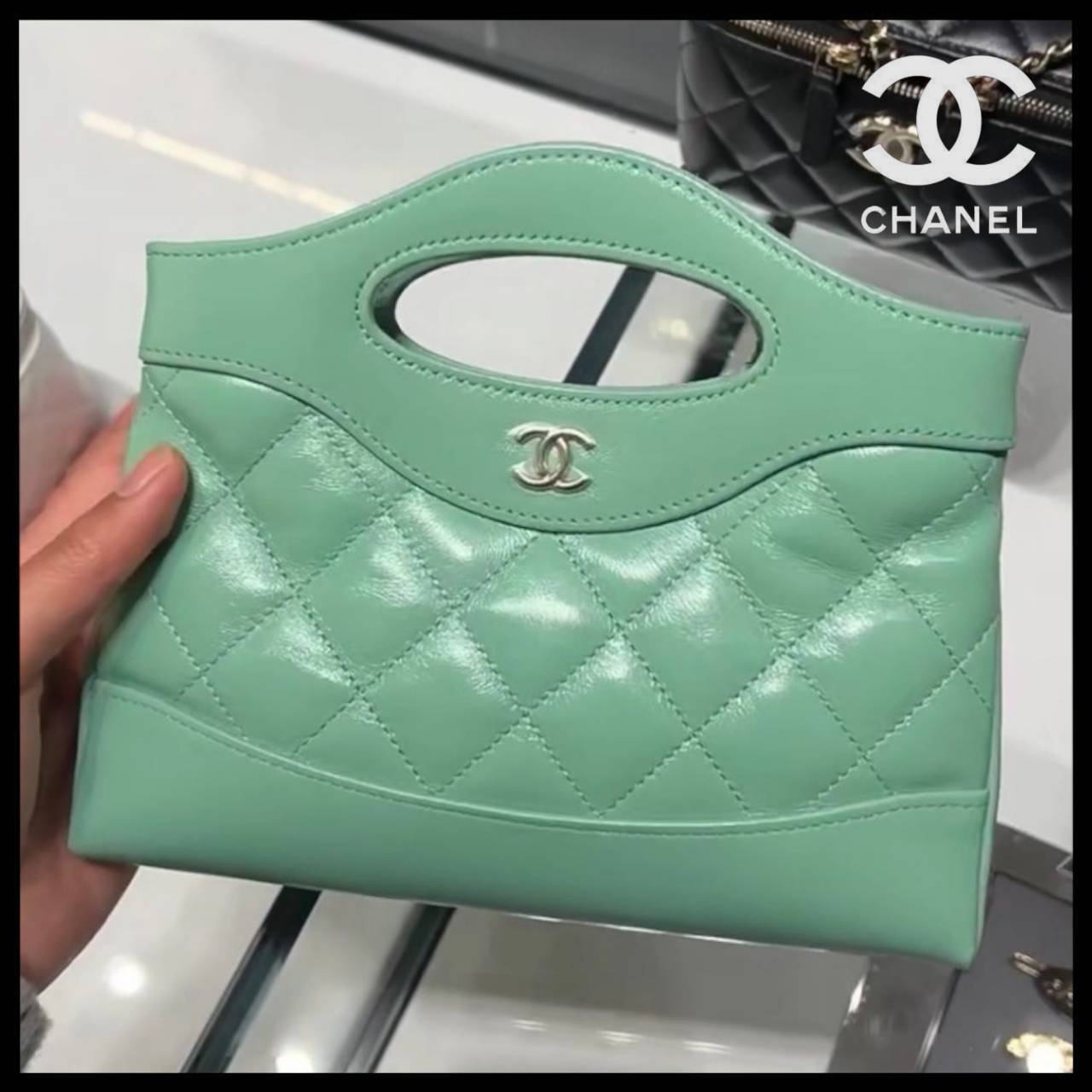 使える上に高級感♡CHANEL 2way ショッピングバッグ org.jpg