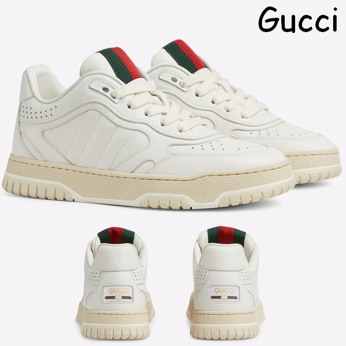 GUCCI グッチ 新作 Re-Web リウェブ レザー スニーカー *SALE