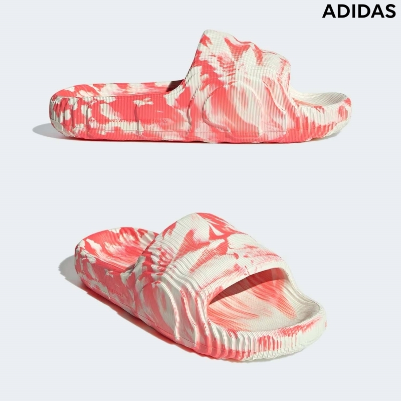 ADIDAS サンダル アディレッタ ADILETTE 22 W アイボリーレッド