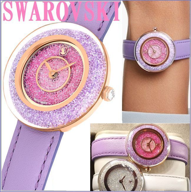 SWAROVSKIスワロフスキーCrystallineLustre 時計 追跡送料関税込