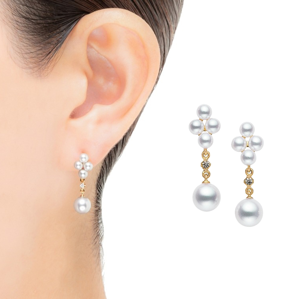 ☆国内発送【MIKIMOTO】パール ピアス