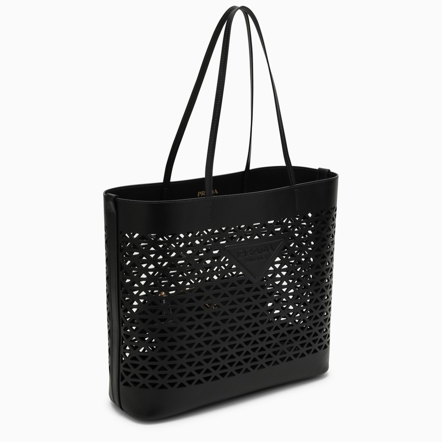 PRADAプラダ ラージ パーフォレーテッドレザー トートバッグ