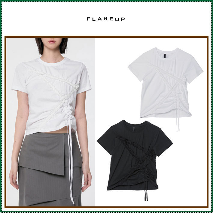 【FLARE UP】Diagonal Strap T-shirt /追跡付