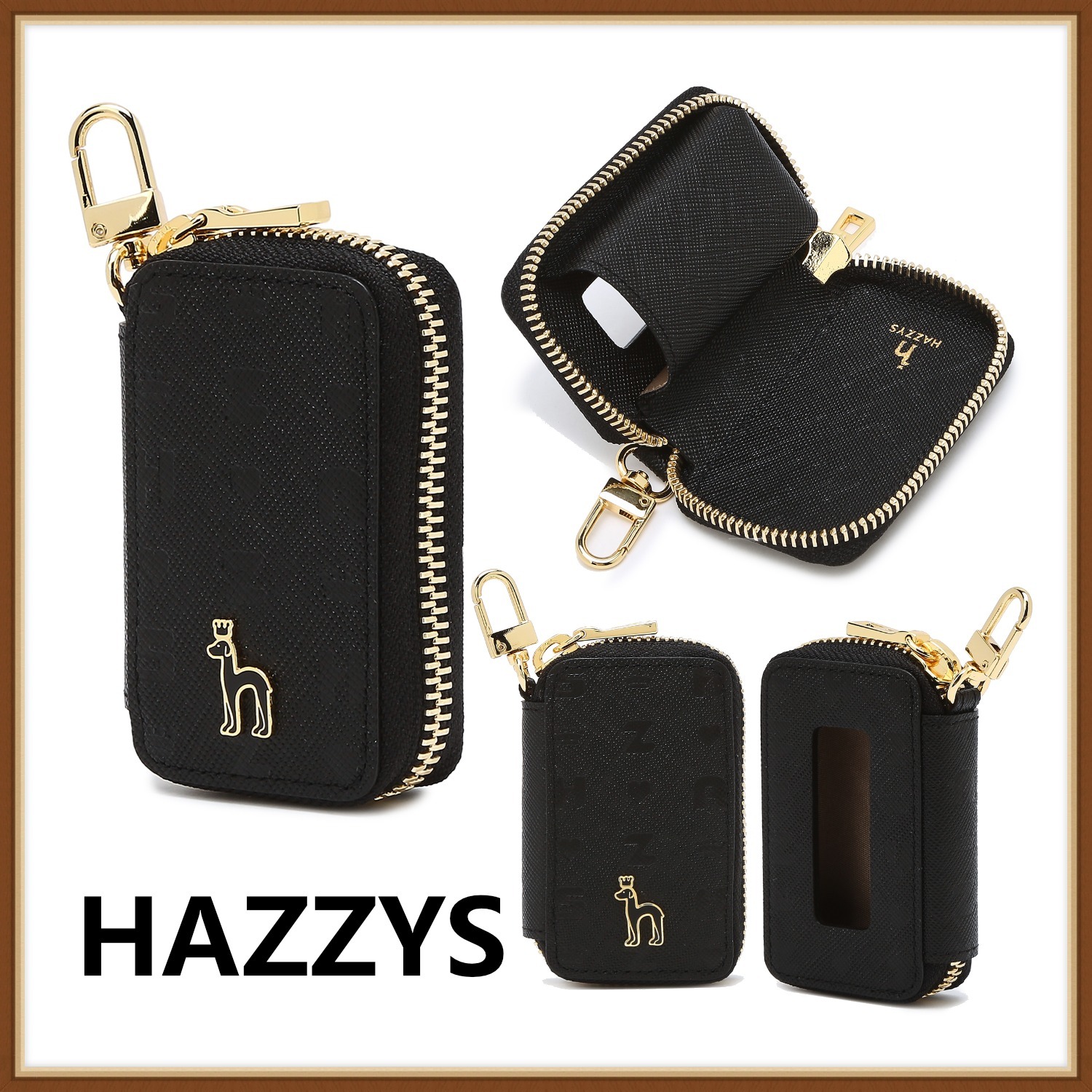 FENNEC]☆24SS☆韓国人気T☆LACQUER TRIANGLE WALLET 財布・小物