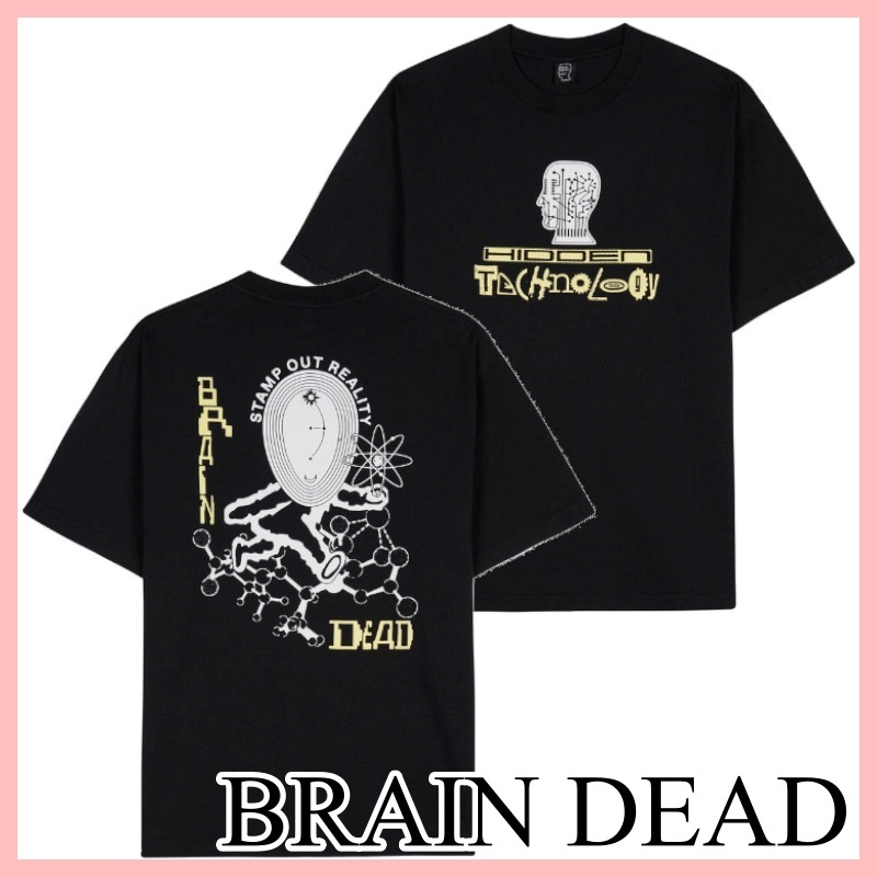 BRAIN DEAD HIDDEN TECH Tシャツ 半袖 Black 送料込み
