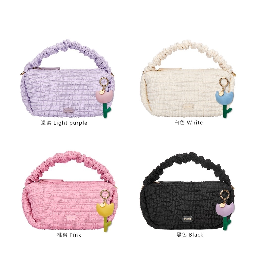 ★S'AIME 泡泡花duo手提包 ハンドショルダーバッグ/送料込 ☆S'AIME 泡泡花duo手提包 ハンドショルダーバッグ/送料込 (S