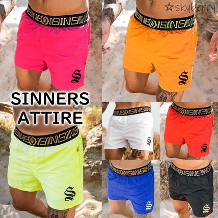 SINNERS ATTIRE More Swimwear Street Style Logo Swimwear