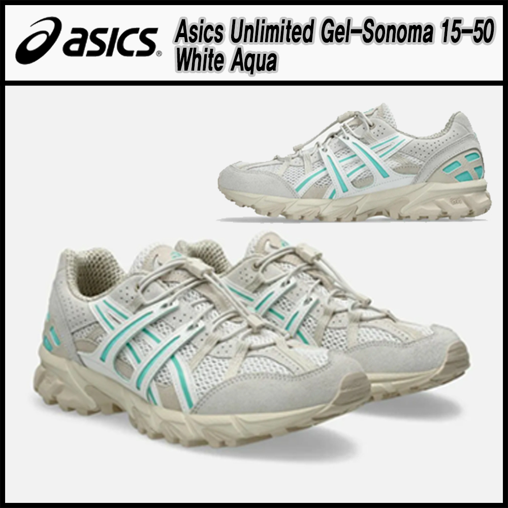 ★ASICS★ Unlimited Gel-Sonoma 15-50 White Aqua★関税込★