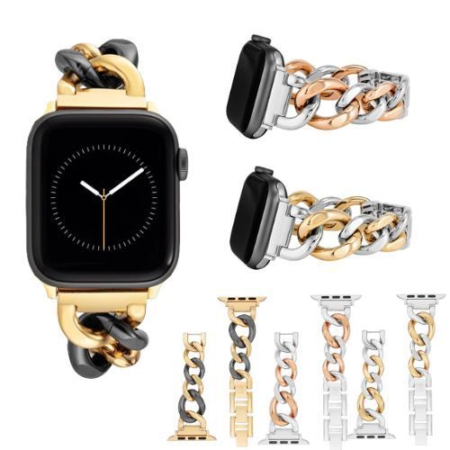 Anne Klein バイカラー Apple Watch ブレスレット Chain Link