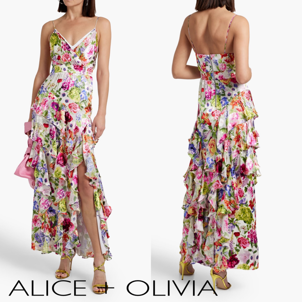シフォン★クロスオーバーフロント★ワンピース★ALICE + OLIVIA