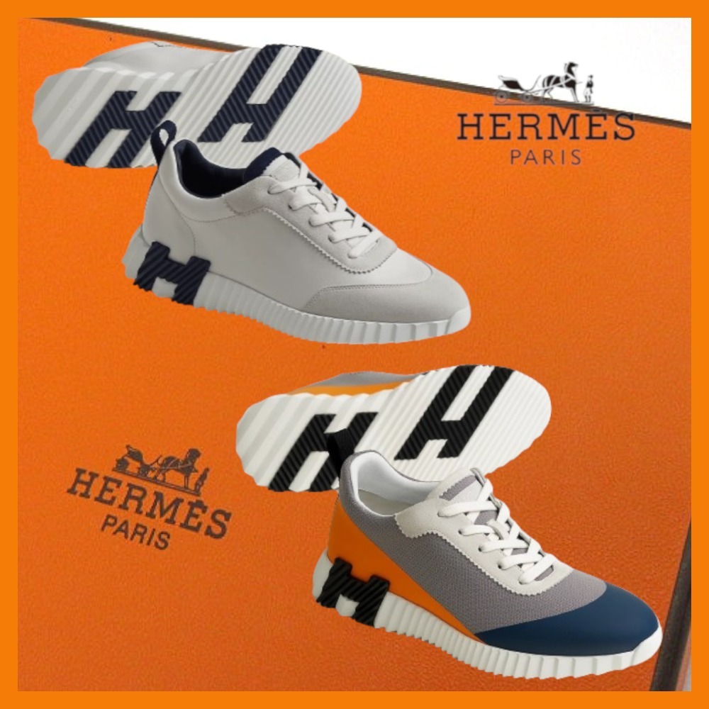【超スタイリッシュ♪】HERMES★メンズスニーカー バウンシング