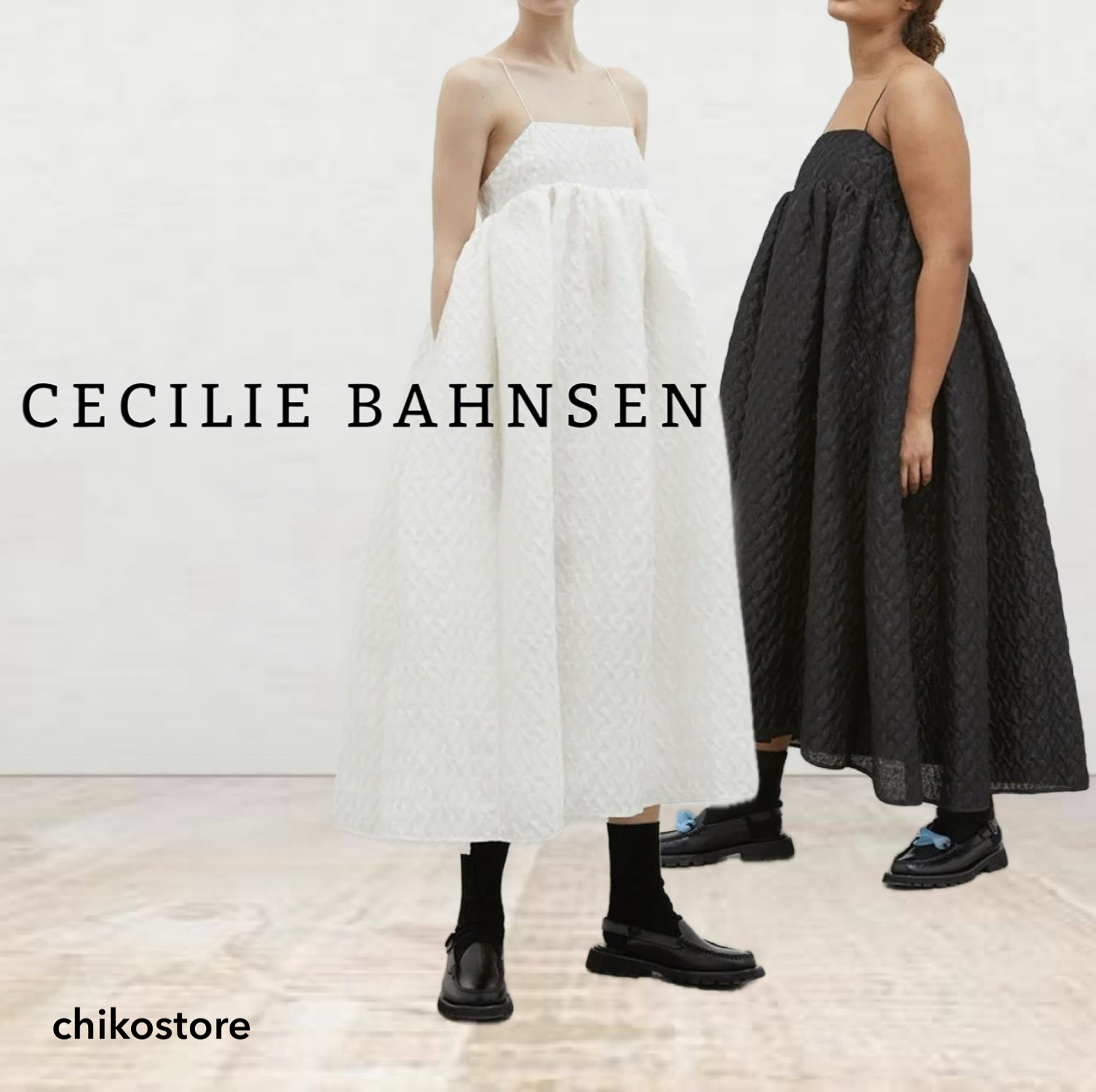 CECILIE BAHNSEN】BETH DRESS ワンピース・オールインワン