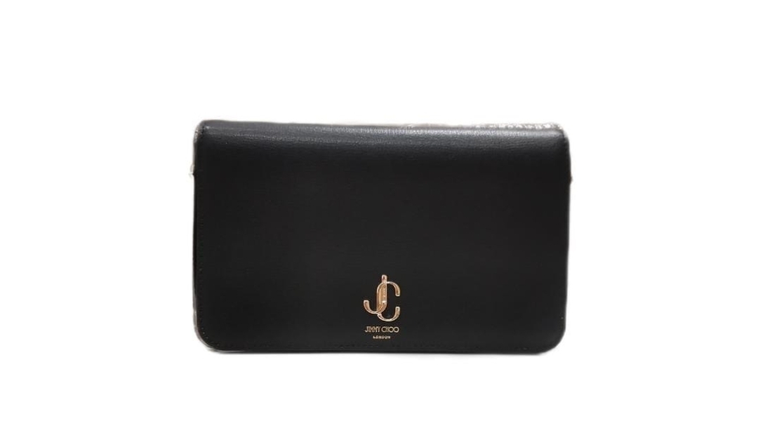 ★ JIMMY CHOO ★ JC Chain wallet【OGLR】