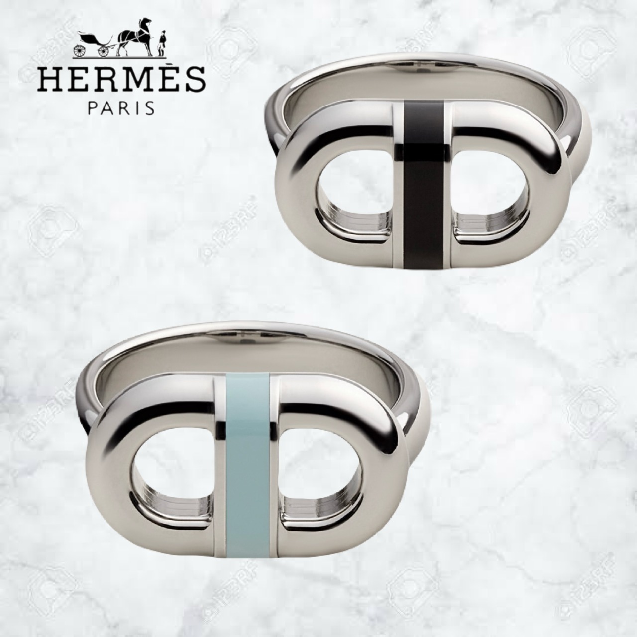 【シンプルお洒落◇】HERMES リング SUR MER