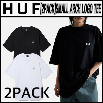 ★HUF★[2PACK]SMALL ARCH LOGO TEE★送料・関税込★