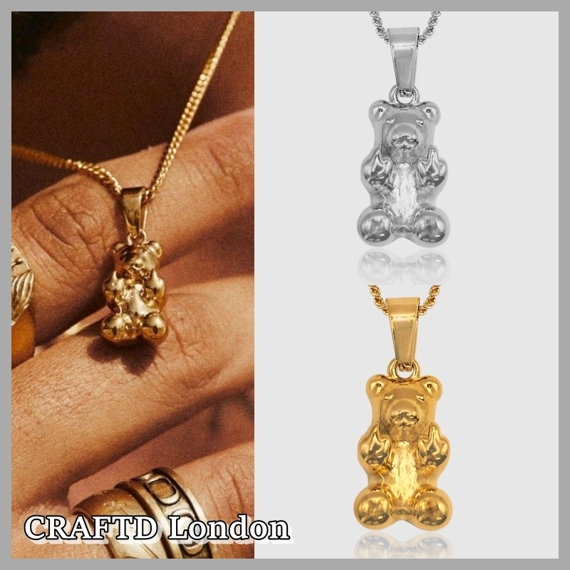 【CRAFTD London】Bear ペンダント ネックレス