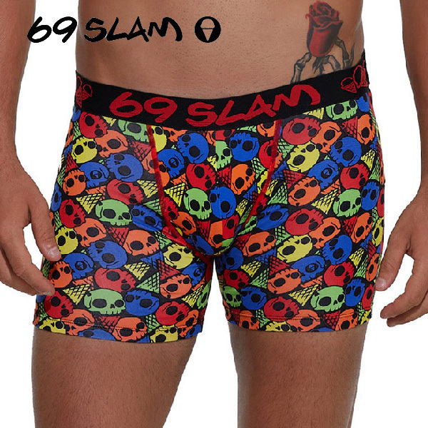 69SLAM☆SKULL CONE GILBERT BAMBOO FITTED BOXERボクサーパンツ