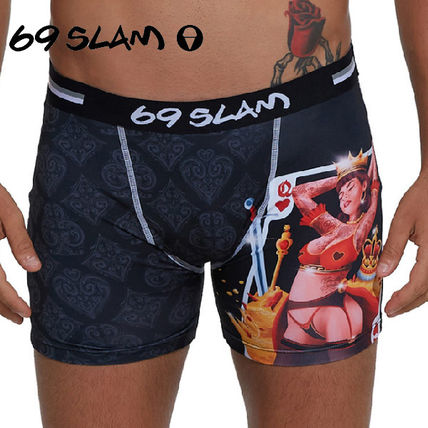 69SLAM Boxer Briefs Blended Fabrics Street Style Boxer Briefs