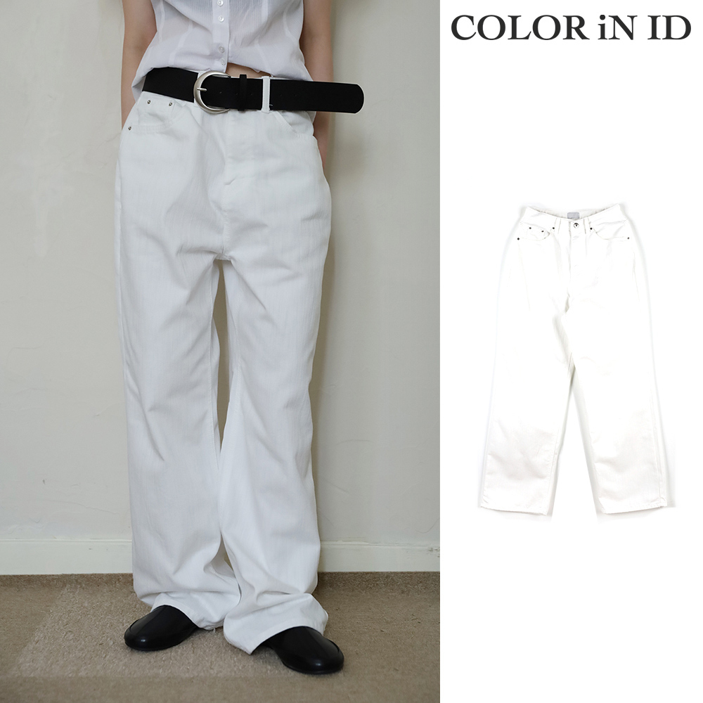 【COLOR iN ID】Dandy Simple White Denim