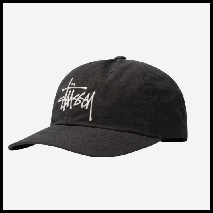 Stussy Bio Washed Big Logo Low Pro Cap ステューシー キャップ