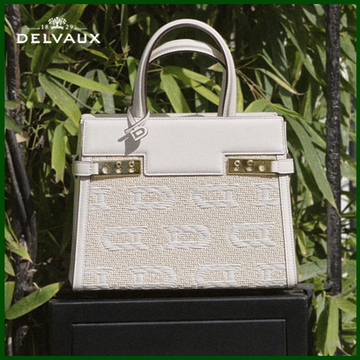 DELVAUX《Tempete Crush PM Illusion》ジャガード DHL 直営店